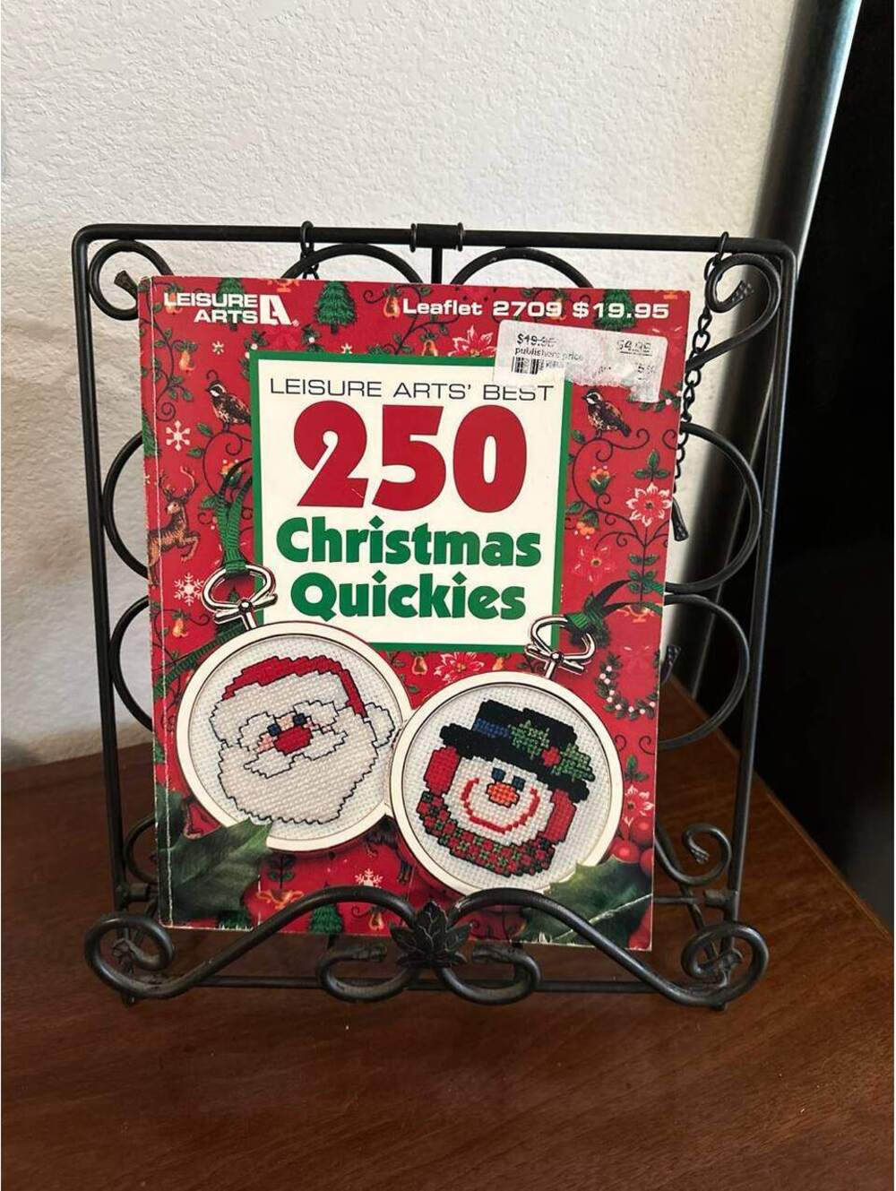 Vintage 1995 Leisure Arts 250 Christmas Quickies Cross Stitch Patterns 2709